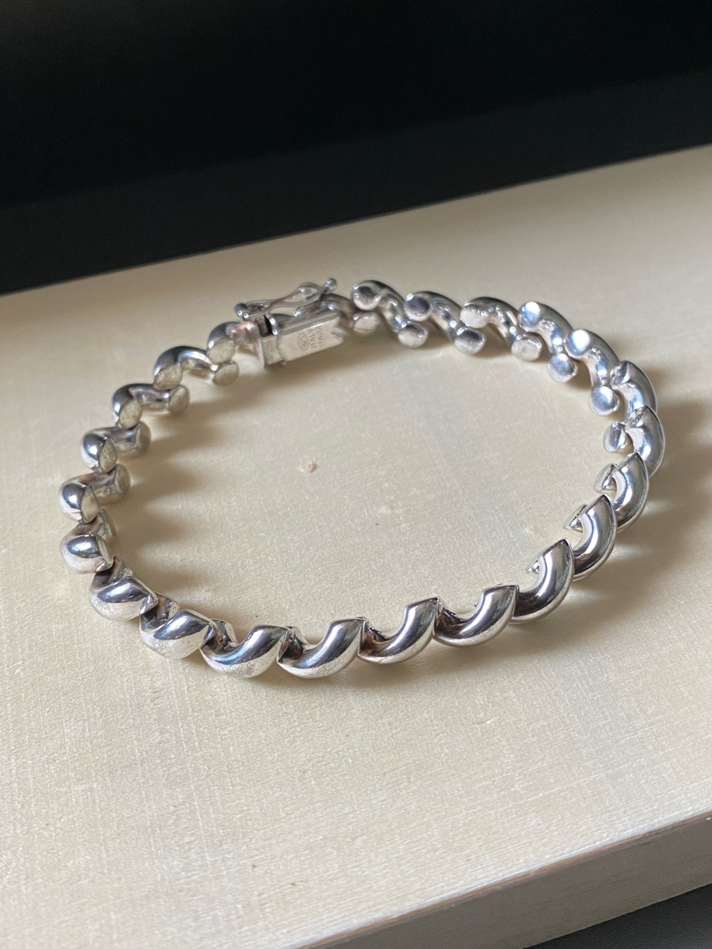 Sterling Silver Italy ITAOR 925 Link Bracelet